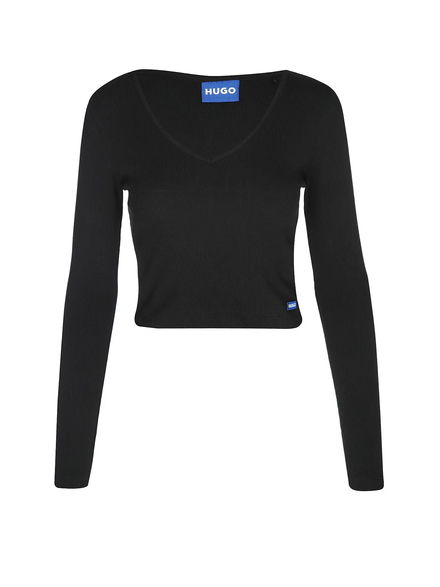 HUGO | Langarmshirt DARIMINA Cropped Fit | 